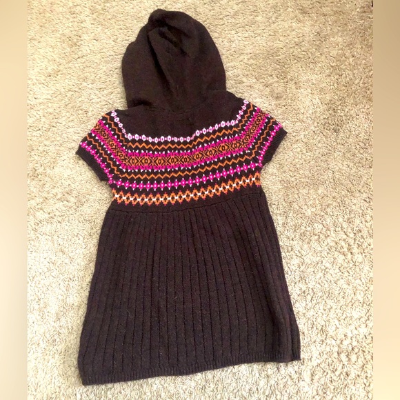 Justice girls hooded knit sweater SZ 10 - Picture 2 of 3